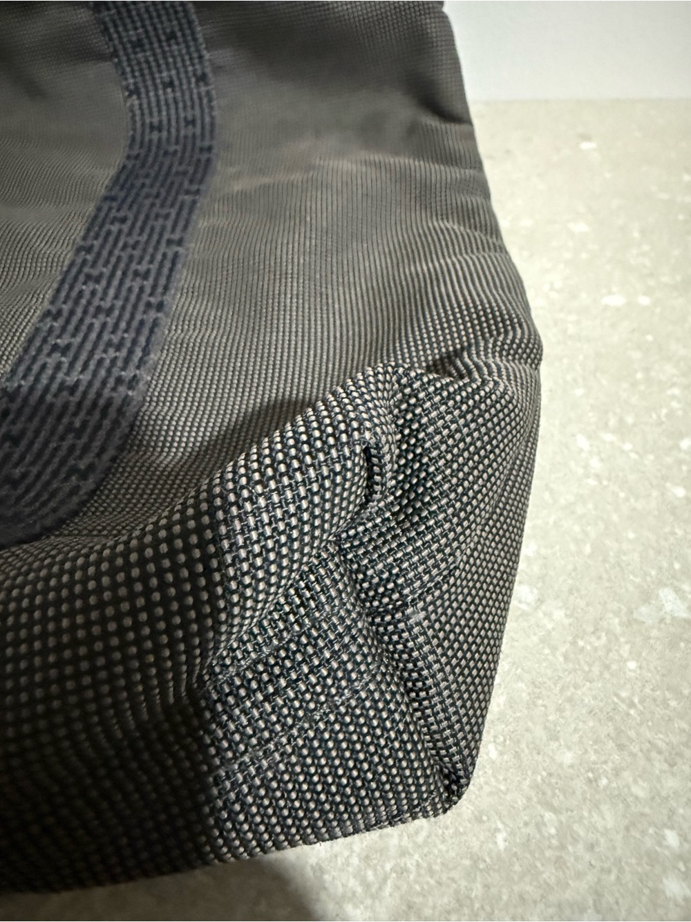 Hermes Toile Herline Canvas Cabas Tote Bag In Gray - Picture 5 of 14